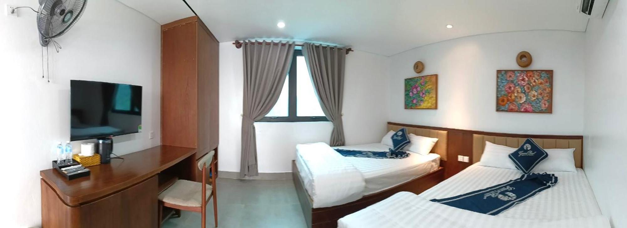 Hotel Grand Pearl Minh Chau - Quan Lạn-Insel Exterior foto